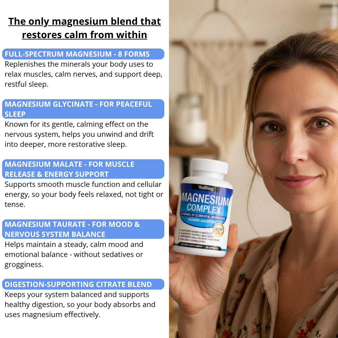 Magnesium Complex 8:1 - Aging Vitality Support | Black Friday Sale 47% OFF